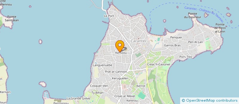 localisation de l'entreprise SCI SAMYASMINE  CARANTEC