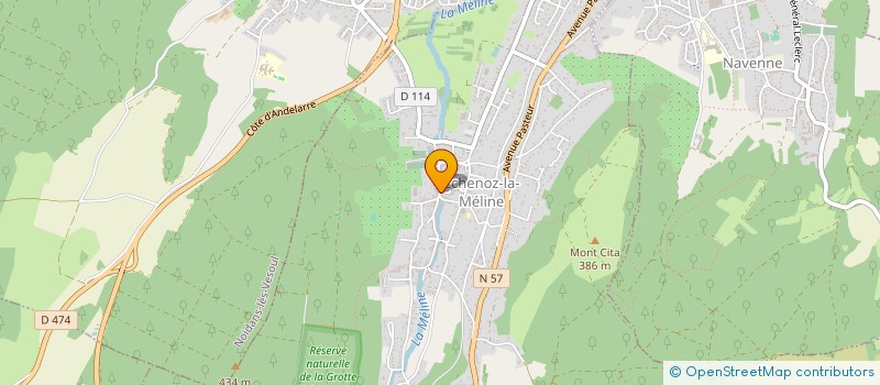 localisation de l'entreprise SCI SAN  VALLEROIS-LORIOZ