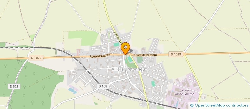 localisation de l'entreprise SCI SAN à VILLERS-BRETONNEUX