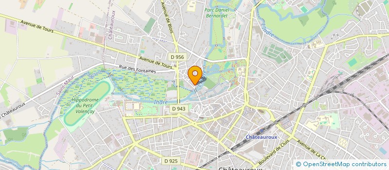 localisation de l'entreprise SCI SAN ANTONIO  CHATEAUROUX