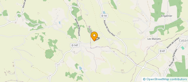 localisation de l'entreprise SCI SAN FELIP  BRIATEXTE