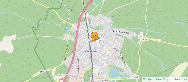 localisation de l'entreprise SCI SAN FERMIN  LABOUHEYRE