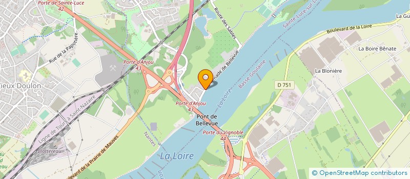 localisation de l'entreprise SCI SAN FRANCISCO à SAINTE-LUCE-SUR-LOIRE