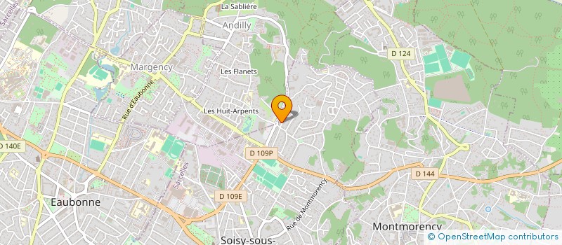 localisation de l'entreprise SCI SAN JOSEP à SOISY-SOUS-MONTMORENCY