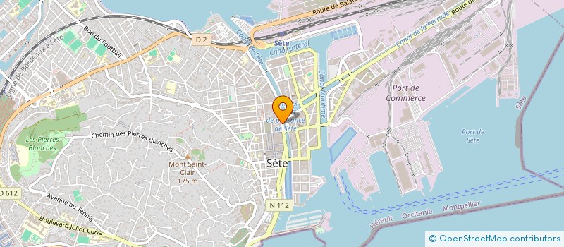 localisation de l'entreprise SCI SAN MARCO  SETE