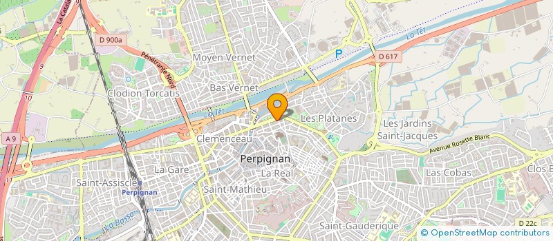 localisation de l'entreprise SCI SAN MARCO  PERPIGNAN