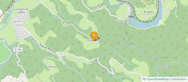 localisation de l'entreprise SCI SAN MARCO  GAGNAC SUR CERE