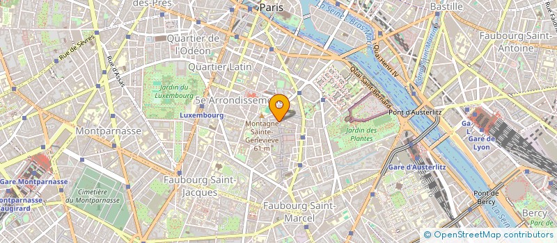 localisation de l'entreprise SCI SAN MARINA à PARIS