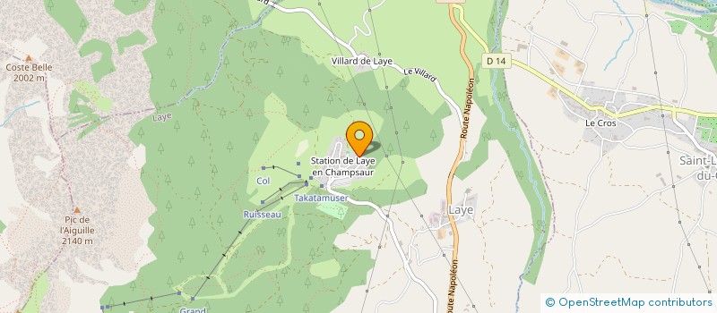 localisation de l'entreprise SCI SAN NICO  SAINT-BONNET-EN-CHAMPSAUR