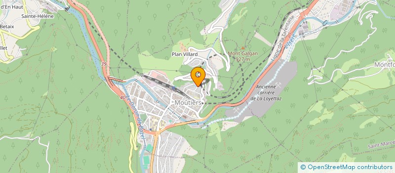 localisation de l'entreprise SCI SAN NICOLA  SAINT-MARCEL