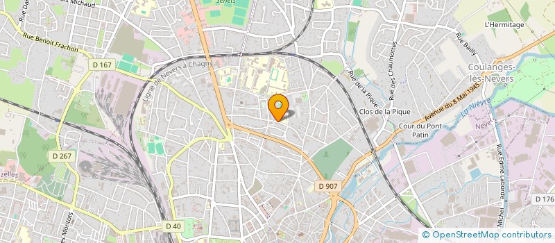 localisation de l'entreprise SCI SAN PIA à NEVERS