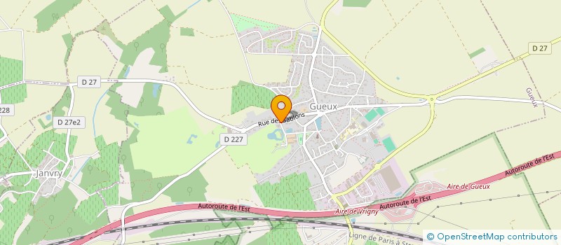 localisation de l'entreprise SCI SAN PIETRO  GUEUX