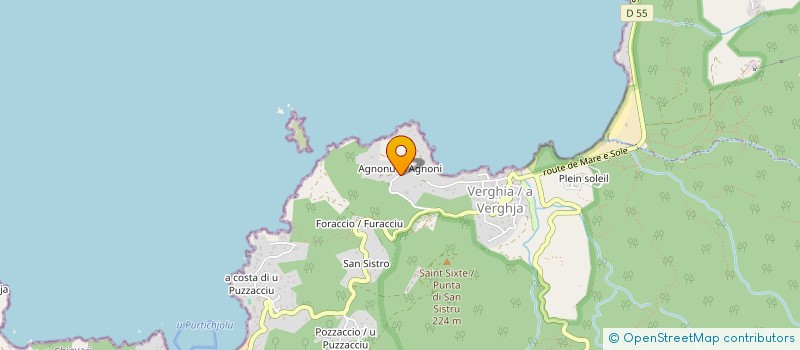 localisation de l'entreprise SCI SAN QUILICO à COTI-CHIAVARI