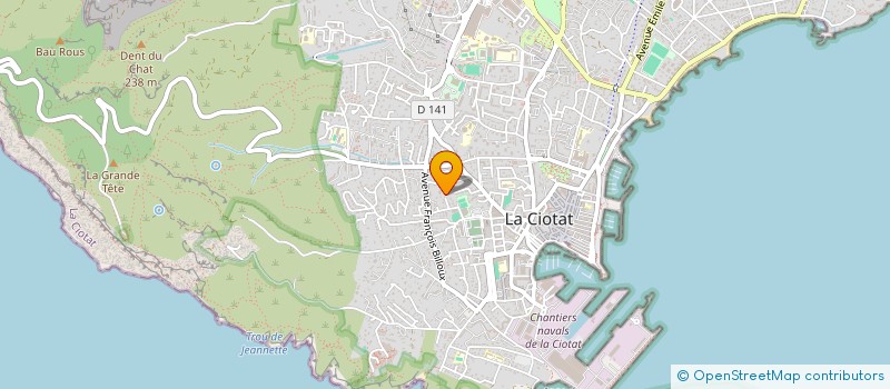 localisation de l'entreprise SCI SAN REMO  LA CIOTAT
