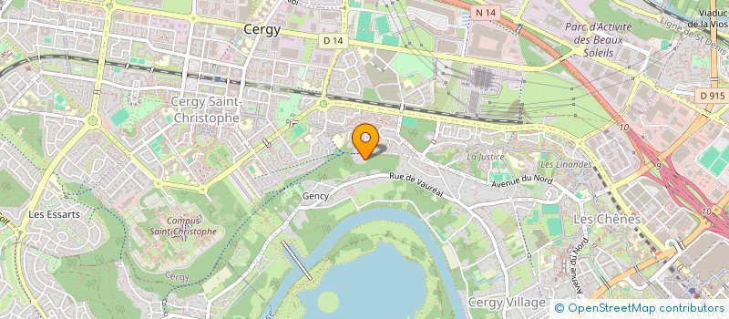 localisation de l'entreprise SCI SAN REMO  CERGY