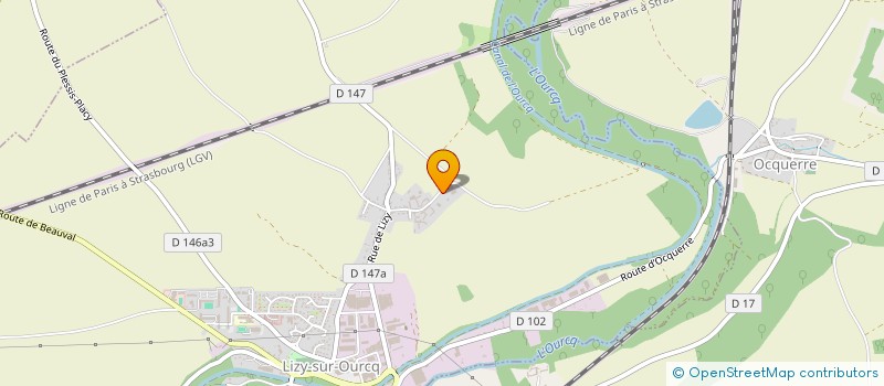 localisation de l'entreprise SCI SAN SE  LIZY-SUR-OURCQ