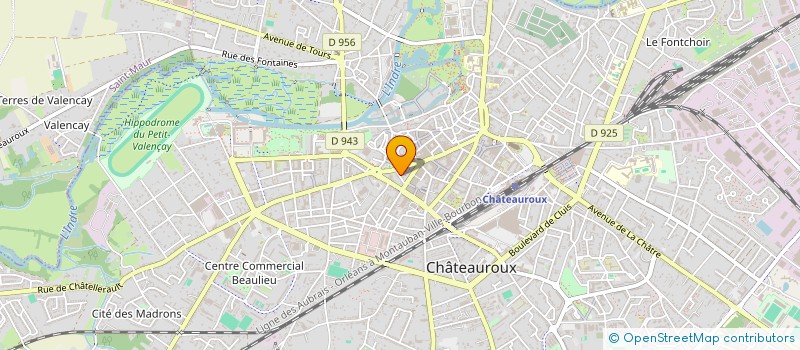 localisation de l'entreprise SCI SAN TROVASO à CHATEAUROUX