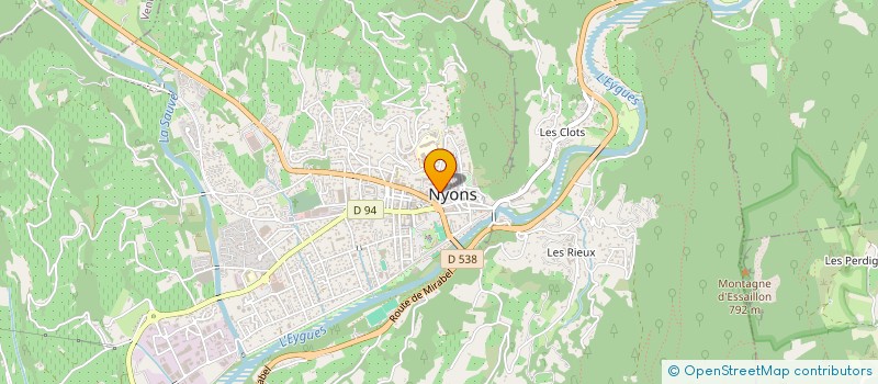 localisation de l'entreprise SCI  SAN VIGILIO  NYONS