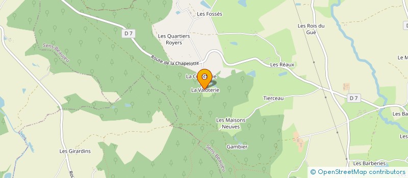 localisation de l'entreprise SCI SANA  SENS-BEAUJEU