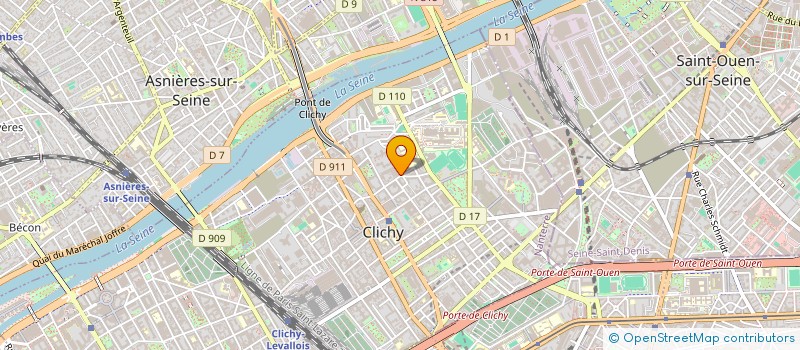 localisation de l'entreprise SCI SANA à CLICHY