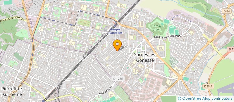 localisation de l'entreprise SCI SANA à GARGES-LES-GONESSE