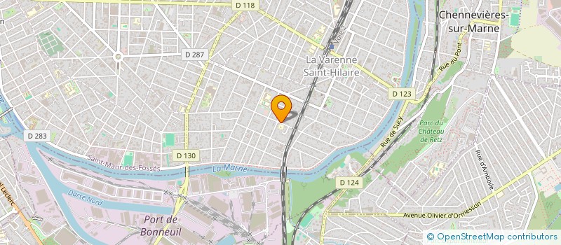 localisation de l'entreprise SCI SANA à SAINT-MAUR-DES-FOSSES