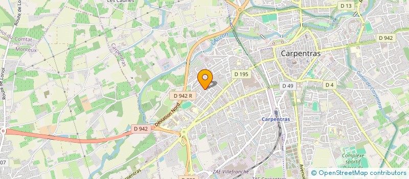 localisation de l'entreprise SCI SANA  CARPENTRAS