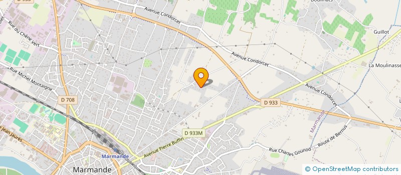 localisation de l'entreprise SCI SANAE  MARMANDE