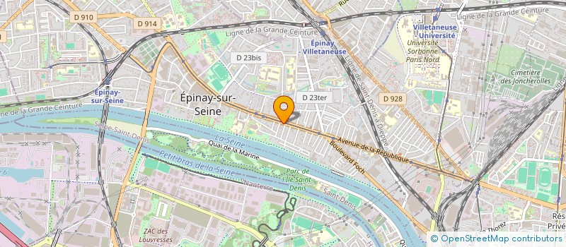 localisation de l'entreprise SCI SANAGRA à EPINAY-SUR-SEINE