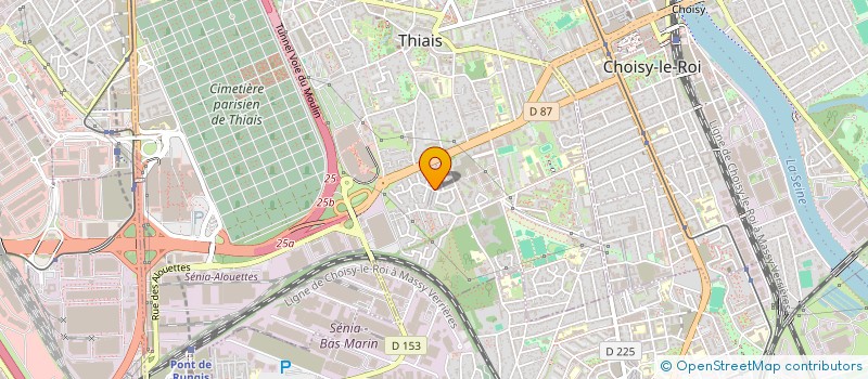 localisation de l'entreprise SCI SANAK à THIAIS