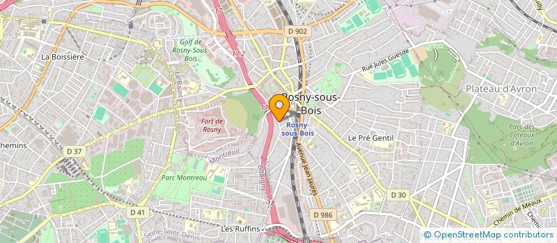 localisation de l'entreprise SCI SANALE à ROSNY-SOUS-BOIS