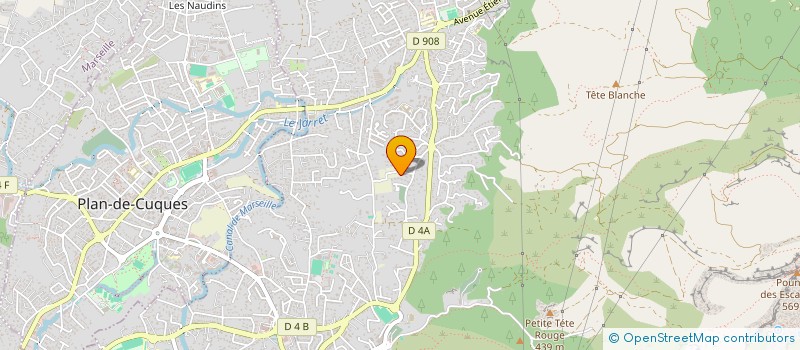 localisation de l'entreprise SCI SANALGO  ALLAUCH