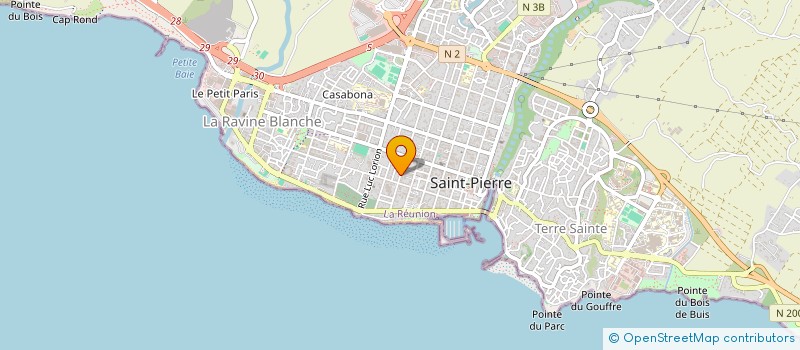 localisation de l'entreprise SCI SANALIZA  SAINT-PIERRE