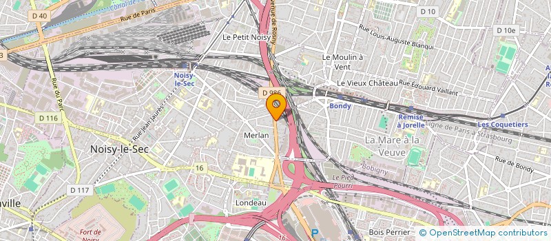 localisation de l'entreprise SCI SANARY à NOISY-LE-SEC