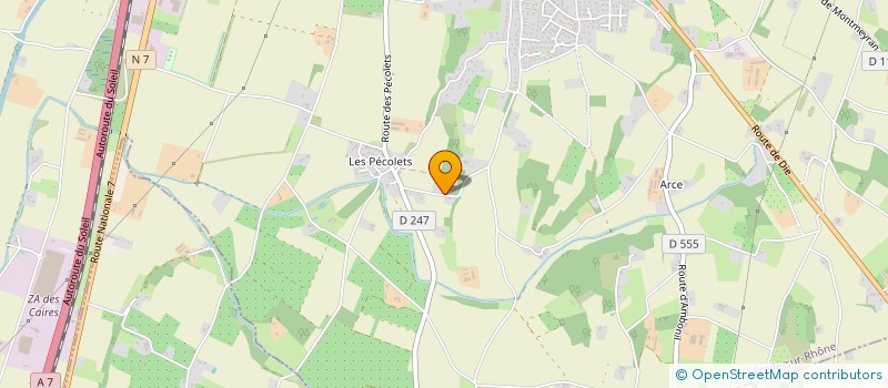 localisation de l'entreprise SCI SANARY  ETOILE-SUR-RHONE