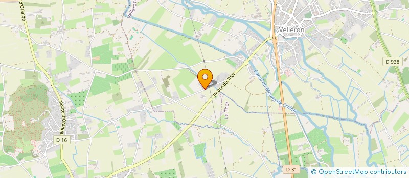 localisation de l'entreprise SCI SANBA  VELLERON