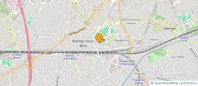 localisation de l'entreprise SCI SANBAU à AULNAY-SOUS-BOIS