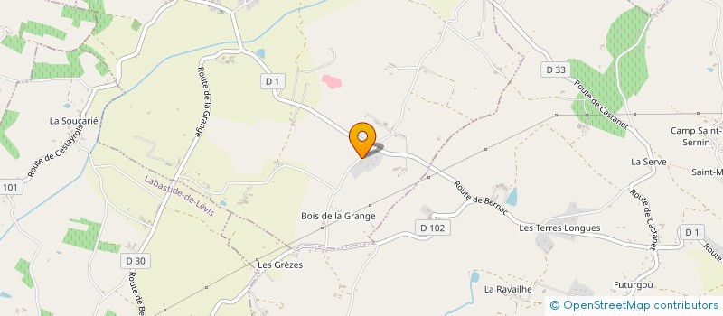 localisation de l'entreprise SCI SANBRUN à BERNAC