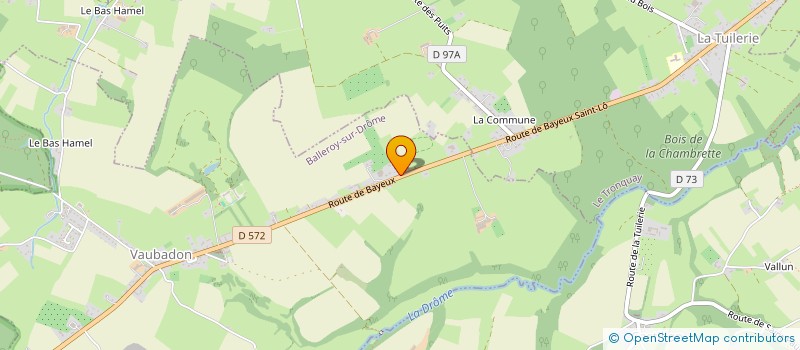 localisation de l'entreprise SCI SANCEVA  BALLEROY-SUR-DROME