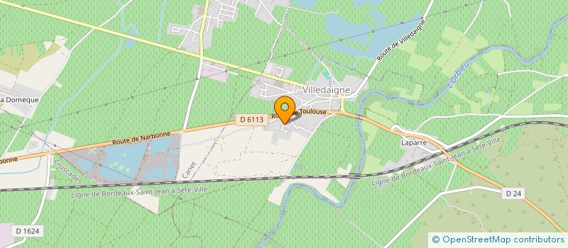 localisation de l'entreprise SCI SANCHEZ  VILLEDAIGNE