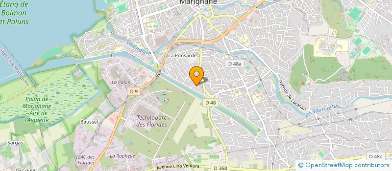localisation de l'entreprise SCI SANCHEZ CORPORATION  MARIGNANE