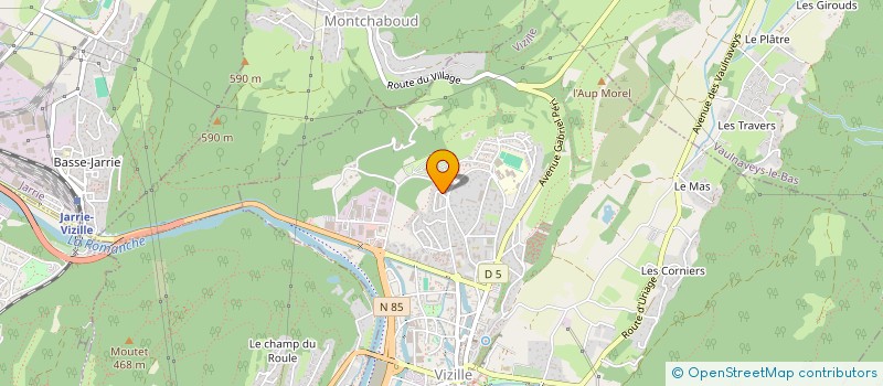 localisation de l'entreprise SCI SANCHEZA  VIZILLE