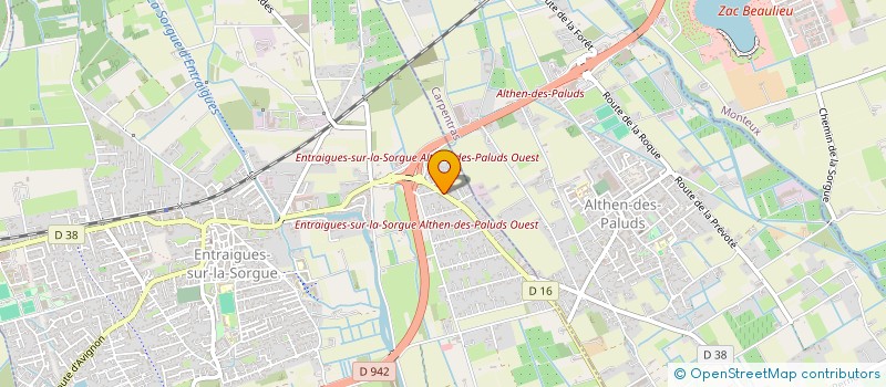 localisation de l'entreprise SCI SANCHIS  ENTRAIGUES-SUR-LA-SORGUE