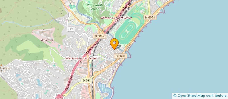 localisation de l'entreprise SCI SANCHIS à VILLENEUVE-LOUBET