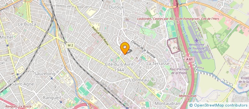 localisation de l'entreprise SCI SANCHO à TOULOUSE