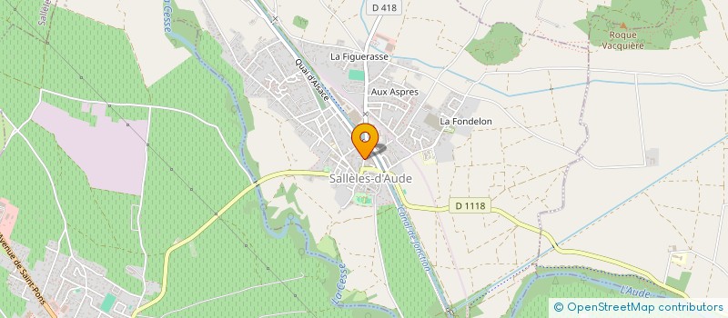 localisation de l'entreprise SCI SANCHO FAMILY  SALLELES-D'AUDE