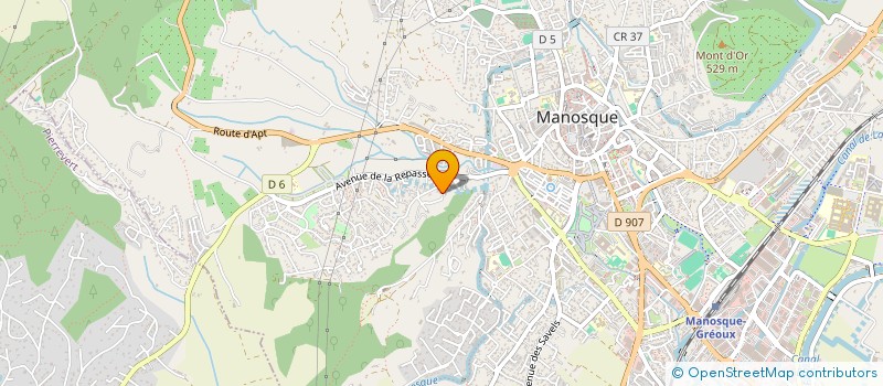 localisation de l'entreprise SCI SANCHRIS à MANOSQUE