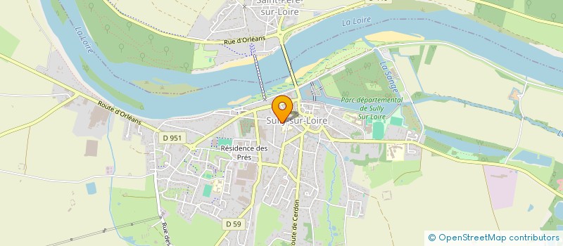 localisation de l'entreprise SCI SANCODE à SULLY-SUR-LOIRE