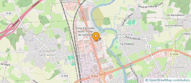 localisation de l'entreprise SCI SANCY  LA CHAPELLE-SAINT-AUBIN