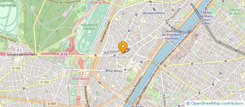 localisation de l'entreprise SCI SAND 01  PARIS